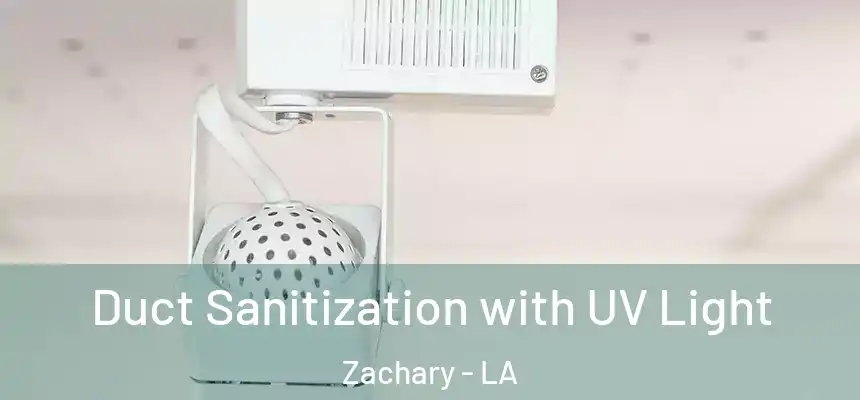 Duct Sanitization with UV Light Zachary - LA